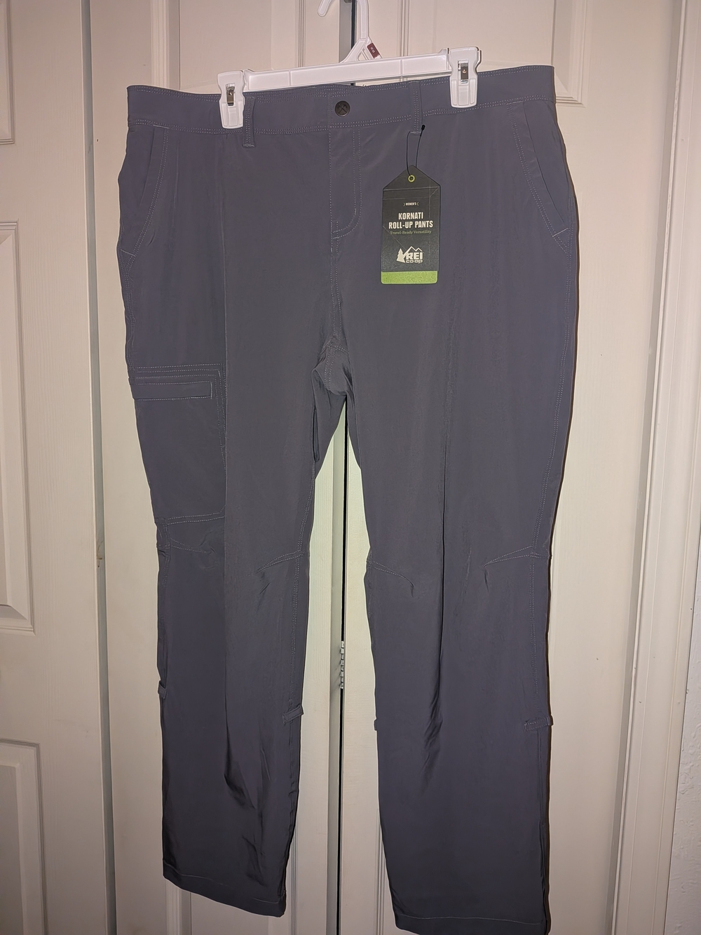REI Women's Roll-Up Hiking Trousers — Gray